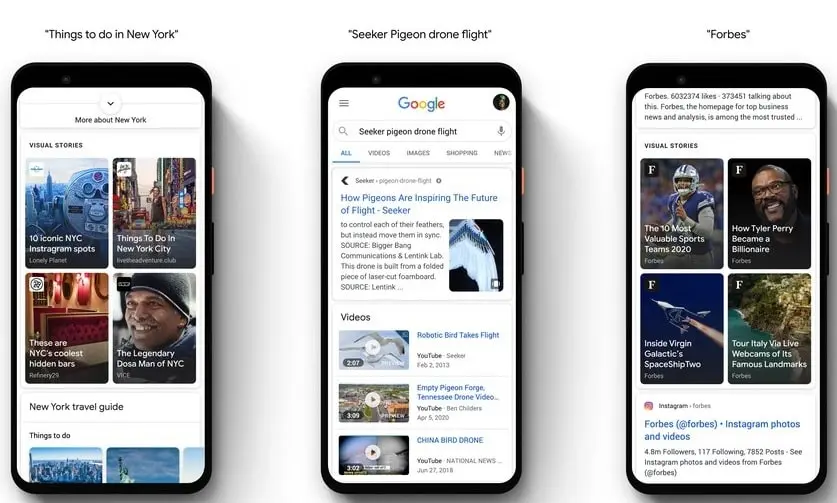 google web stories