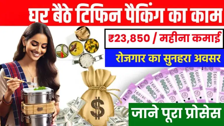 Tiffin Packing Service Work From Home Job घर बैठे शुरू करें टिफिन पैकिंग का काम, हर महीने होगी ₹23,850 तक की कमाई