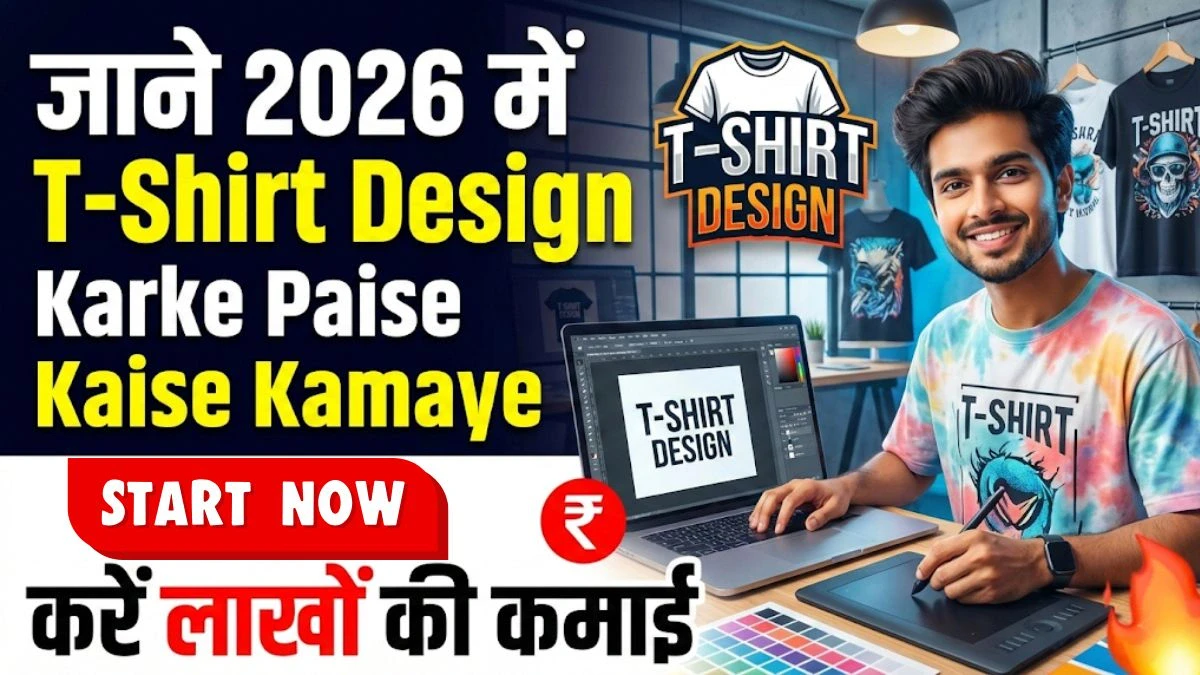 T-Shirt Design Karke Paise Kaise Kamaye